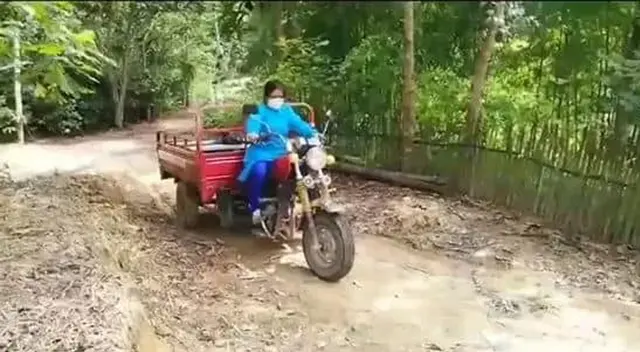 Enfermera supera obstáculos y atiendes a pacientes de Amazonas.