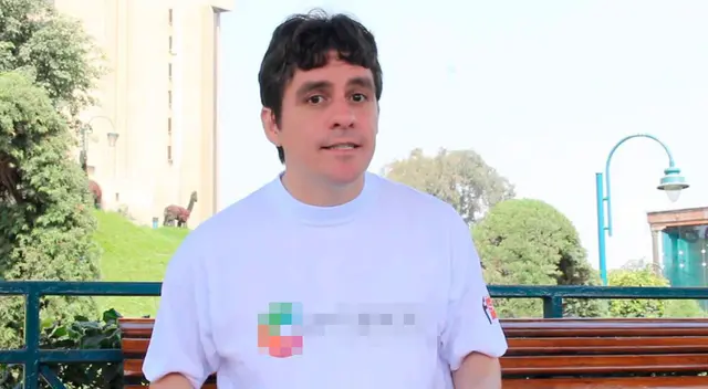 Germán Loero indignado con la policía.