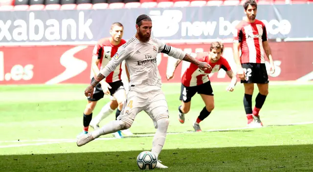 Sergio Ramos, el eje de la polémica en la victoria del Real Madrid.