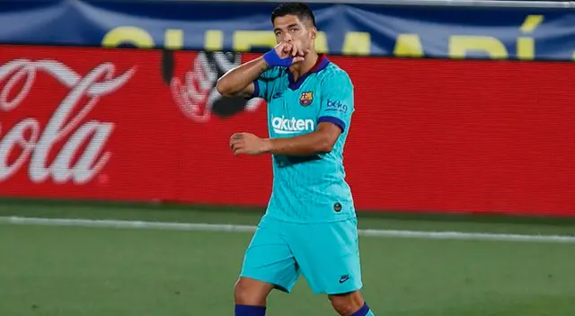 Luis Suárez, el autor del segundo gol del Barcelona.