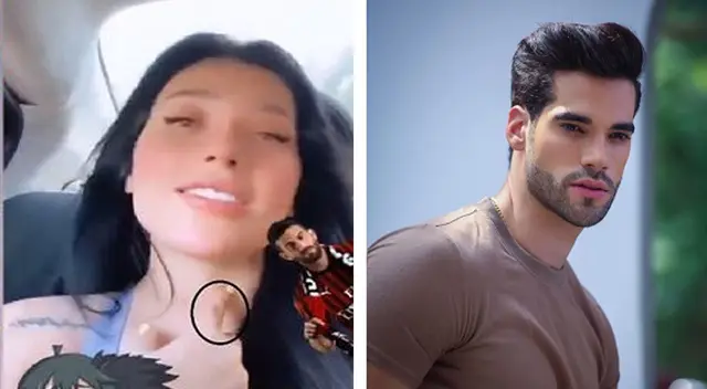 Guty Carrera le habría hecho el chupetón en un juego. Guty Carrera le habría hecho el chupetón en un juego.