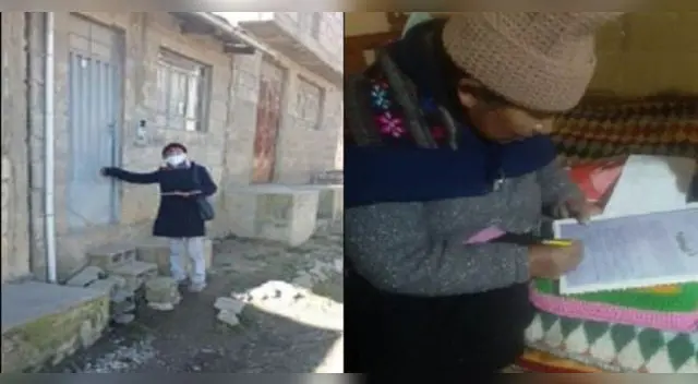 Ellas coordinan el progreso de sus clases a través de la radio y el Whatsapp. Ellas coordinan el progreso de sus clases a través de la radio y el Whatsapp.