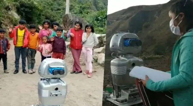 Robot ‘Kipi’ en acción en el VRAEM Robot ‘Kipi’ en acción en el VRAEM