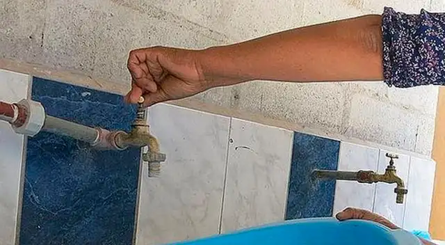 Anuncian corte de agua en SJL.