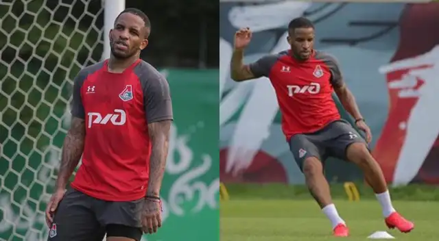 Jefferson Farfán entrenó con el Lokomotiv de Moscú.