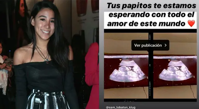 Samahara Lobatón muestra su pancita en Instagram.
