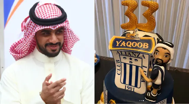 El empresario árabe Yaqoob Mubarak cumplió años y mostró su amor por Alianza Lima, de quien se volvió hincha tras su llegada a Perú.