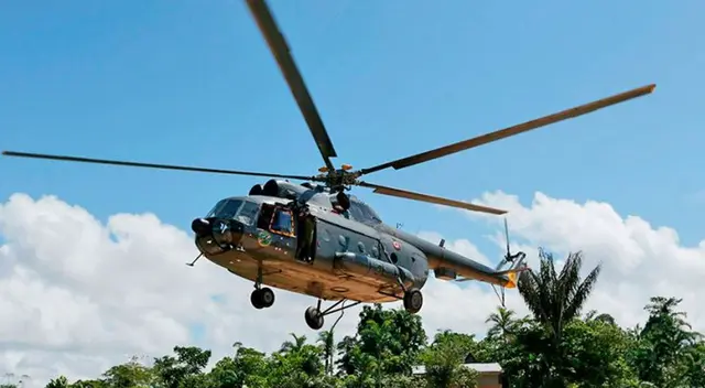 Encontraron helicóptero FAP accidentado con 7 fallecidos.