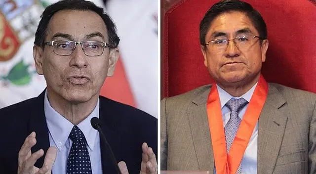 Martín Vizcarra asegura que César Hinostroza podría estar a fin de año. Martín Vizcarra asegura que César Hinostroza podría estar a fin de año.