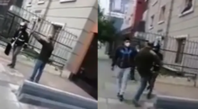 Sujeto golpea e insulta a repartidor de delivery en Miraflores. Sujeto golpea e insulta a repartidor de delivery en Miraflores.