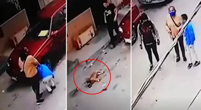 Las cámaras registraron a la mujer dándole indicaciones al niño. Las cámaras registraron a la mujer dándole indicaciones al niño.