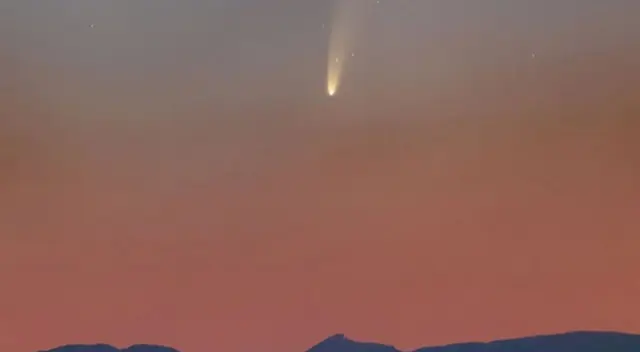 Cometa Neowise captado en Líbano | Foto: Maroun Habib Cometa Neowise captado en Líbano | Foto: Maroun Habib