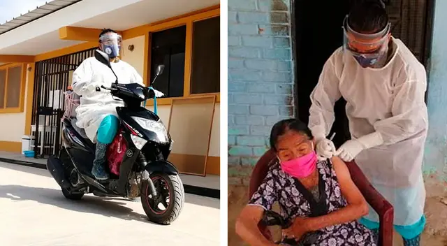 Con todos los implementos de bioseguridad, la enfermera viaja diariamente en su vehículo, pero, al igual que todos, también tiene el temor de contraer el COVID-19.