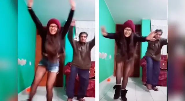 Los pasos de baile del papá sorprendieron a miles en las redes sociales. Los pasos de baile del papá sorprendieron a miles en las redes sociales.