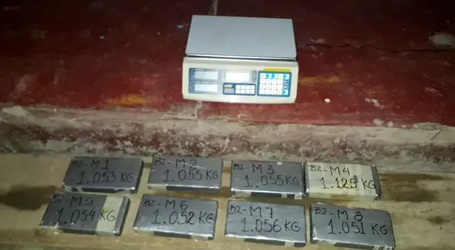 Parte de la droga incautada Parte de la droga incautada