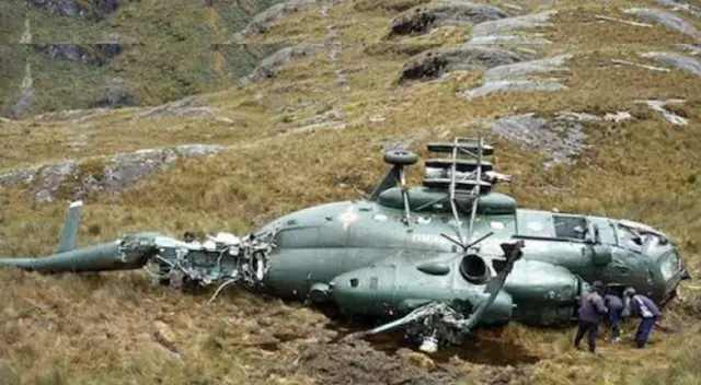 Fiscalía Militar investiga trágico accidente de helicóptero en Amazonas Fiscalía Militar investiga trágico accidente de helicóptero en Amazonas