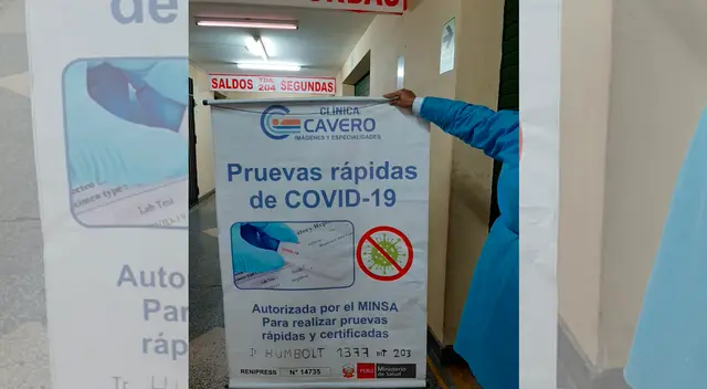 Realizaban pruebas COVID clandestinas en local de Gamarra. Realizaban pruebas COVID clandestinas en local de Gamarra.
