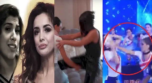 Yahaira Plasencia y Rosángela Espinoza protagonizaron un bochornoso episodio en TV.