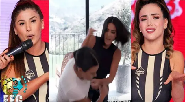 Yahaira Plasencia y Rosángela Espinoza protagonizaron un bochornoso episodio en TV.