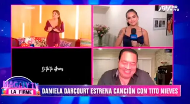 Tito Nieves se desvivió en elogios a la salsera Daniela Darcourt Tito Nieves se desvivió en elogios a la salsera Daniela Darcourt
