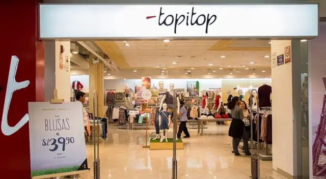 Topitop cerrará tiendas del Jockey Plaza y Plaza San Miguel.