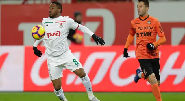 Jefferson Farfán es una de la figuras del Lokomotiv Moscú.