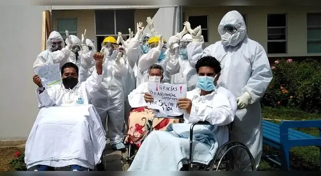 Los médicos resaltaron la recuperación de estos dos pacientes.