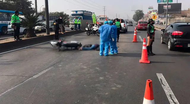 Policía protagoniza accidente en Puente Piedra