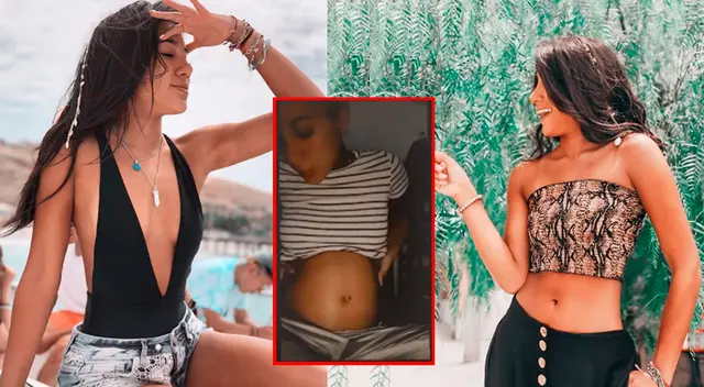 Samahara Lobatón emocionada por tener a su bebé en sus brazos. Samahara Lobatón emocionada por tener a su bebé en sus brazos.