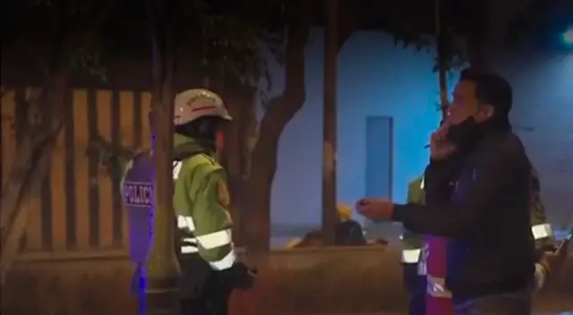 Policía cusa accidente en el Cercado de Lima. Policía cusa accidente en el Cercado de Lima.