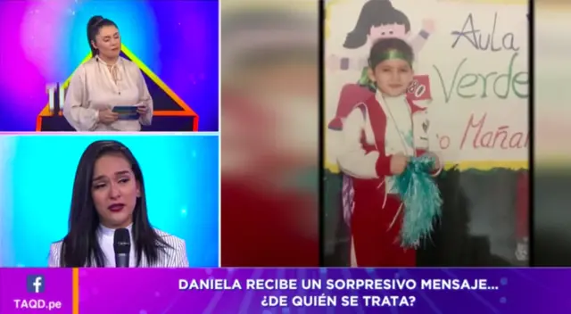 La salsera Daniela Darcourt lloró en vivo al hablar de su duro pasado pues ella y su familia tuvieron algunas carencias económicas durante su infancia.