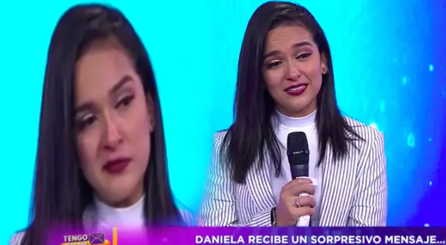 La salsera Daniela Darcourt lloró en vivo al hablar de su duro pasado pues ella y su familia tuvieron algunas carencias económicas durante su infancia.