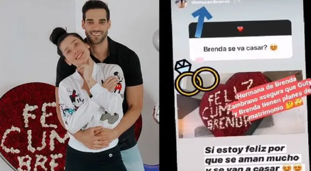 Diana Zambrano, la cuñada de Guty Carrera, utilizó sus redes sociales para afirmar que él y su hermana Brenda se van a casar. Diana Zambrano, la cuñada de Guty Carrera, utilizó sus redes sociales para afirmar que él y su hermana Brenda se van a casar.