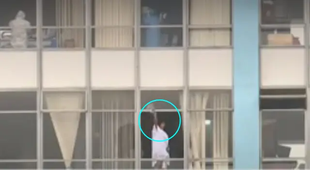 Mujer con coronavirus intentó suicidarse de hospital de Jesús María. Mujer con coronavirus intentó suicidarse de hospital de Jesús María.