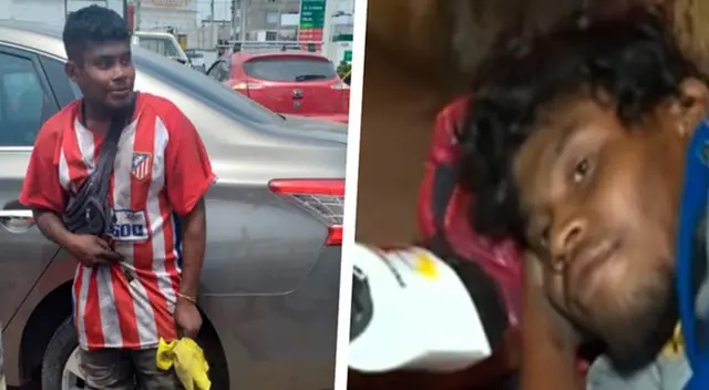 El joven no puede trabajar debido al accidente. El joven no puede trabajar debido al accidente.