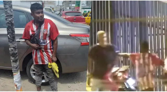 Él joven no puede trabajar debido al accidente. Él joven no puede trabajar debido al accidente.