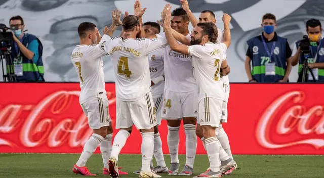 Celebra, campeón. Real Madrid consiguió su título 34 de LaLiga.