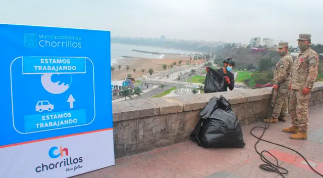 Realizan limpieza y mantenimiento en la Costa Verde. Realizan limpieza y mantenimiento en la Costa Verde.