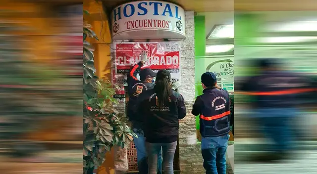 Hoteles fueron clausurados y tapeados. Hoteles fueron clausurados y tapeados.