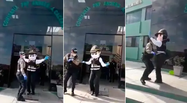 Policía vuelve a encender las redes sociales con sus épicos pasos de baile.