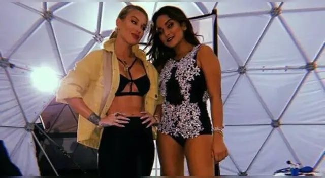 A pesar de que no está en Perú, Leslie Shaw demostró su apoyo a Daniela Darcourt al cantar un divertido cover de su tema en Instagram.