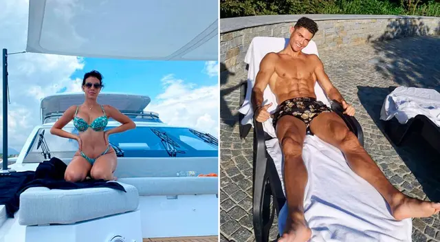 Georgina Y Cristiano pasaron un día de playa. Georgina Y Cristiano pasaron un día de playa.