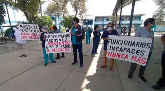 Enfermeras del centro de salud piurano advirtieron que de continuar así, tomarán medidas más drásticas.