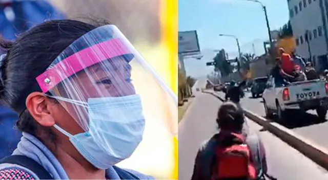 Mujer llora por la crisis sanitaria en Arequipa Mujer llora por la crisis sanitaria en Arequipa
