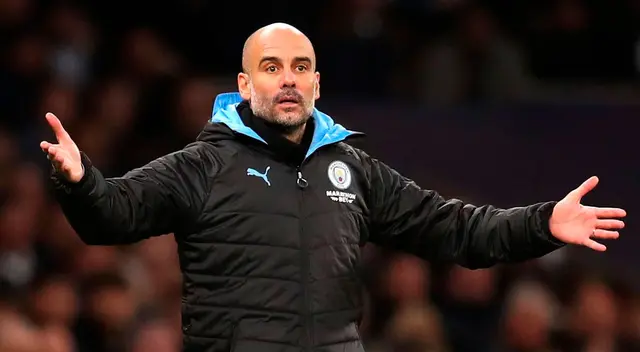 Pep Guardiola, quedó escolta del Liverpool en la Premier League.