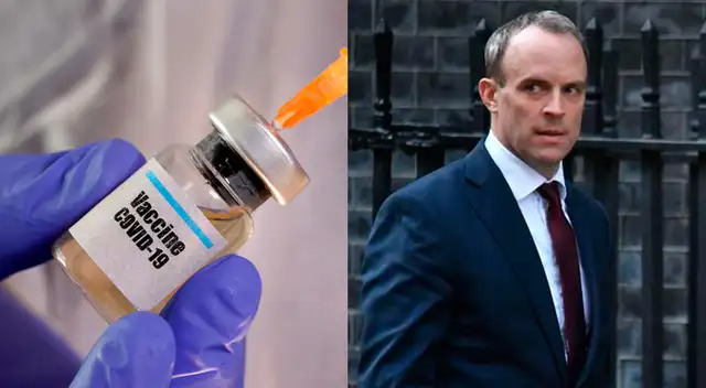 El jefe de la diplomacia británica, Dominic Raab. El jefe de la diplomacia británica, Dominic Raab.