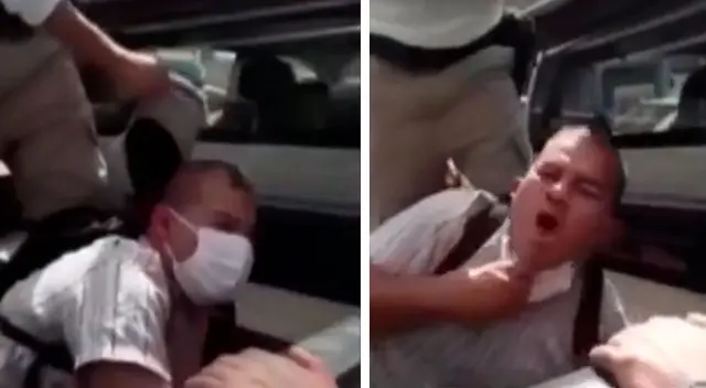 Identificado como Martín Trujillano Morales fue puesto a disposición de la comisaría de Huachipa, pero fue liberado por ser un robo de 'monto menor'.. Identificado como Martín Trujillano Morales fue puesto a disposición de la comisaría de Huachipa, pero fue liberado por ser un robo de 'monto menor'..