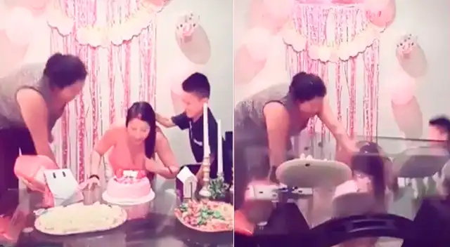 Hermanos intentan que de mordida a la torta; sin embargo, terminan destruyendo el cumpleaños de su hermana. Hermanos intentan que de mordida a la torta; sin embargo, terminan destruyendo el cumpleaños de su hermana.