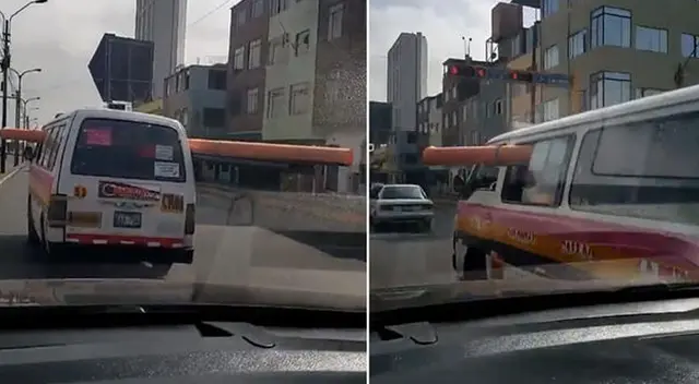 Imprudente acción fue compartida en las redes sociales. Imprudente acción fue compartida en las redes sociales.