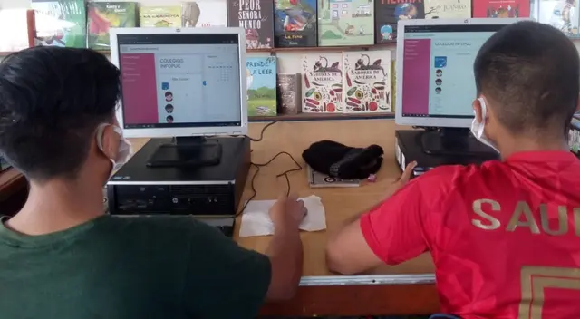 Jóvenes del Inabif reciben clases virtuales de la universidad Católica Jóvenes del Inabif reciben clases virtuales de la universidad Católica